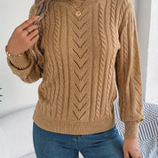 Camilla Winterbourne | Cable-Knit Textured Sweater For Women
