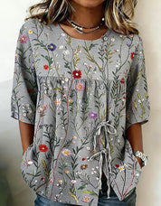 Charlotte Vasseur | Floral Embroidered Blouse For Women