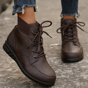 Lorraine Duval | Round Toe Ankle Boots For Women