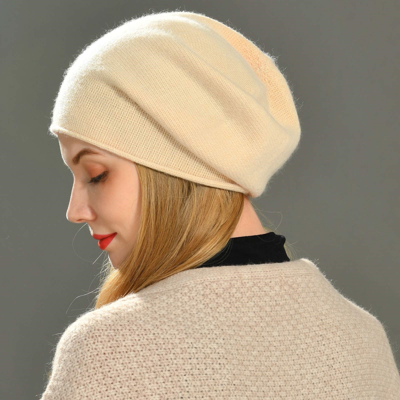 Fallon Larkmoor | Slouchy Knit Winter Beanie For Women