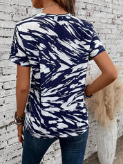Cassidy Fontaine | American Flag Print T-Shirt For Women