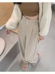Simone Delatour | Wool-Blend Wide-Leg Trousers For Women