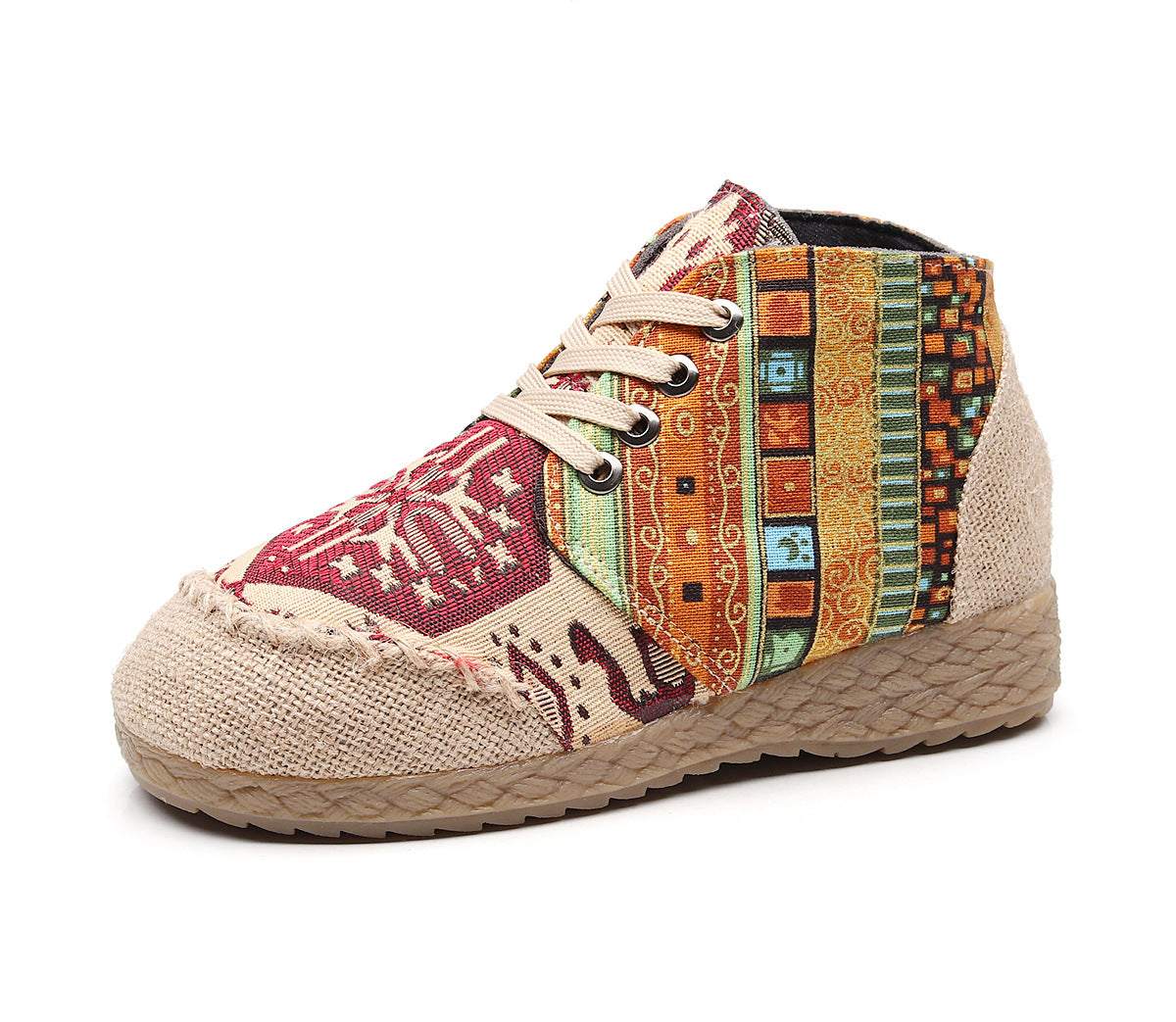 Solange Beaufort | Embroidered Canvas Sneakers For Women