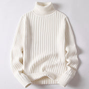 Jude Quarton | Slim Fit Ribbed Turtleneck Sweater For Men