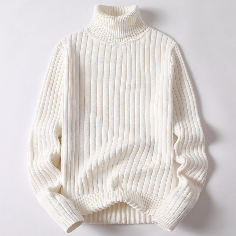 Jude Quarton | Slim Fit Ribbed Turtleneck Sweater For Men