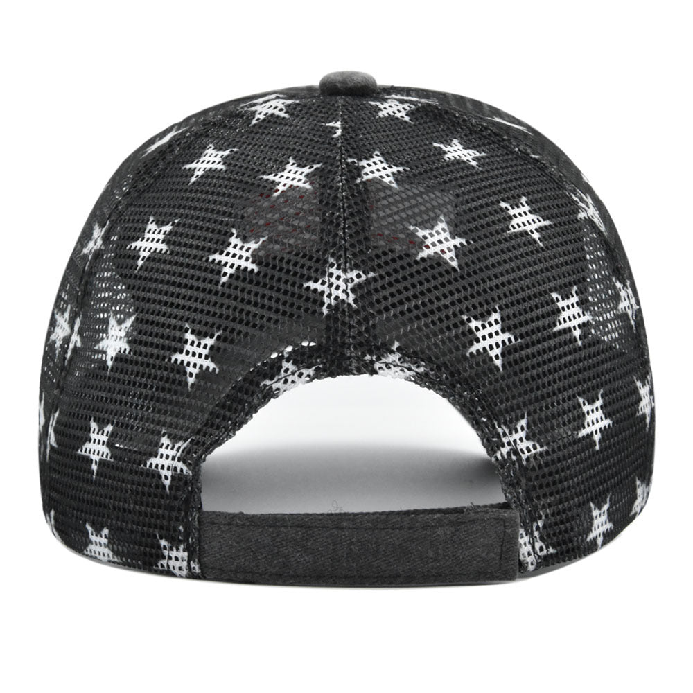 Beatrice Fontaine | Distressed American Flag Veterans Day Baseball Cap Unisex