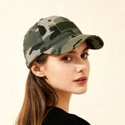 Colette Granville | Black Embroidered Flag Veterans Day Baseball Cap Unisex