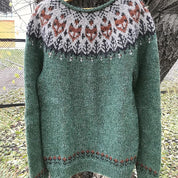 Solange Winterbourne | Nordic Fair Isle Oversized Sweater For Women
