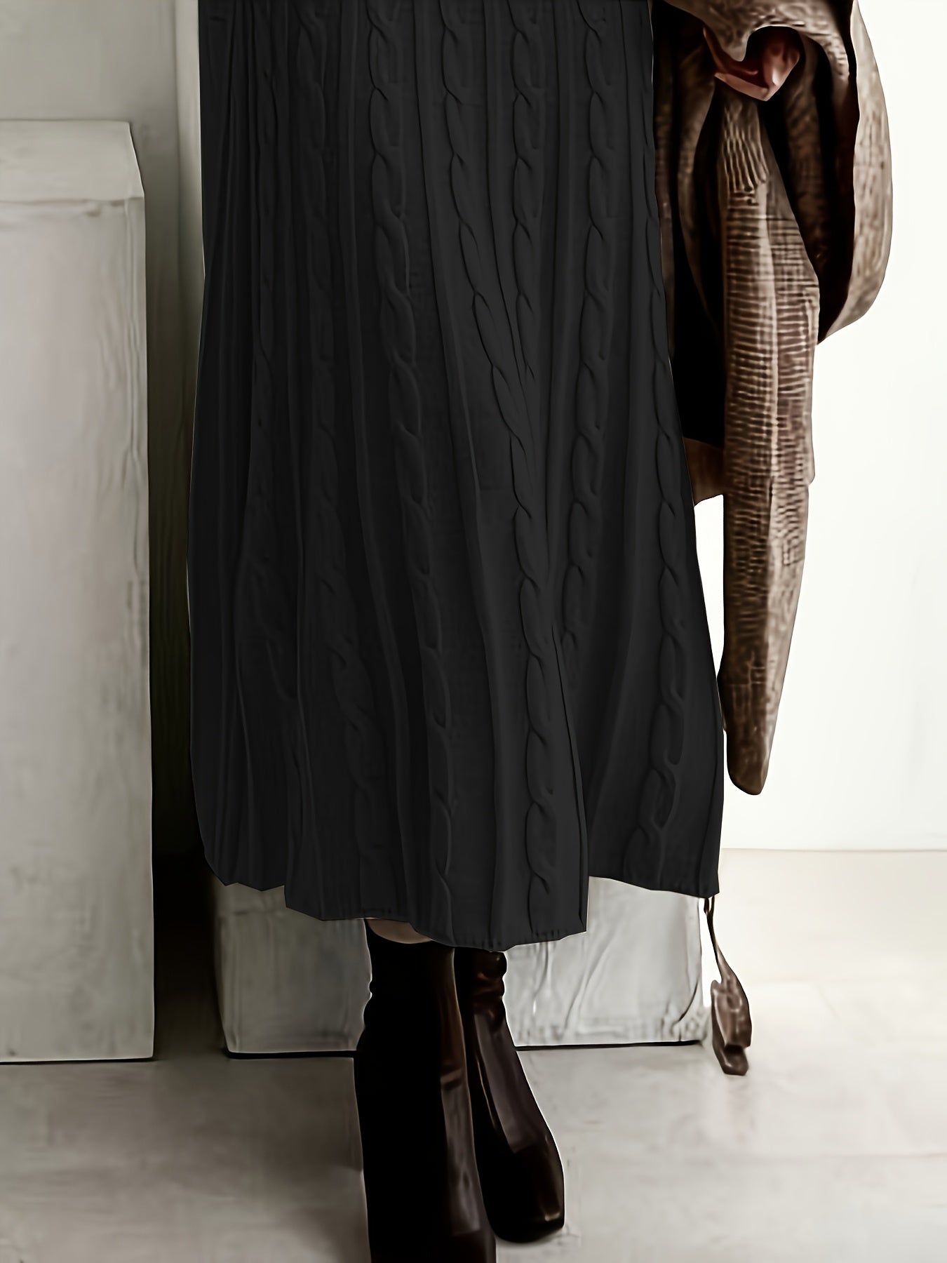 Lucinda Woodcroft | Cable-Knit Maxi Dress For Women