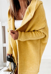 Lila Montrachet | Oversized Hooded Cardigan Sweater For Women