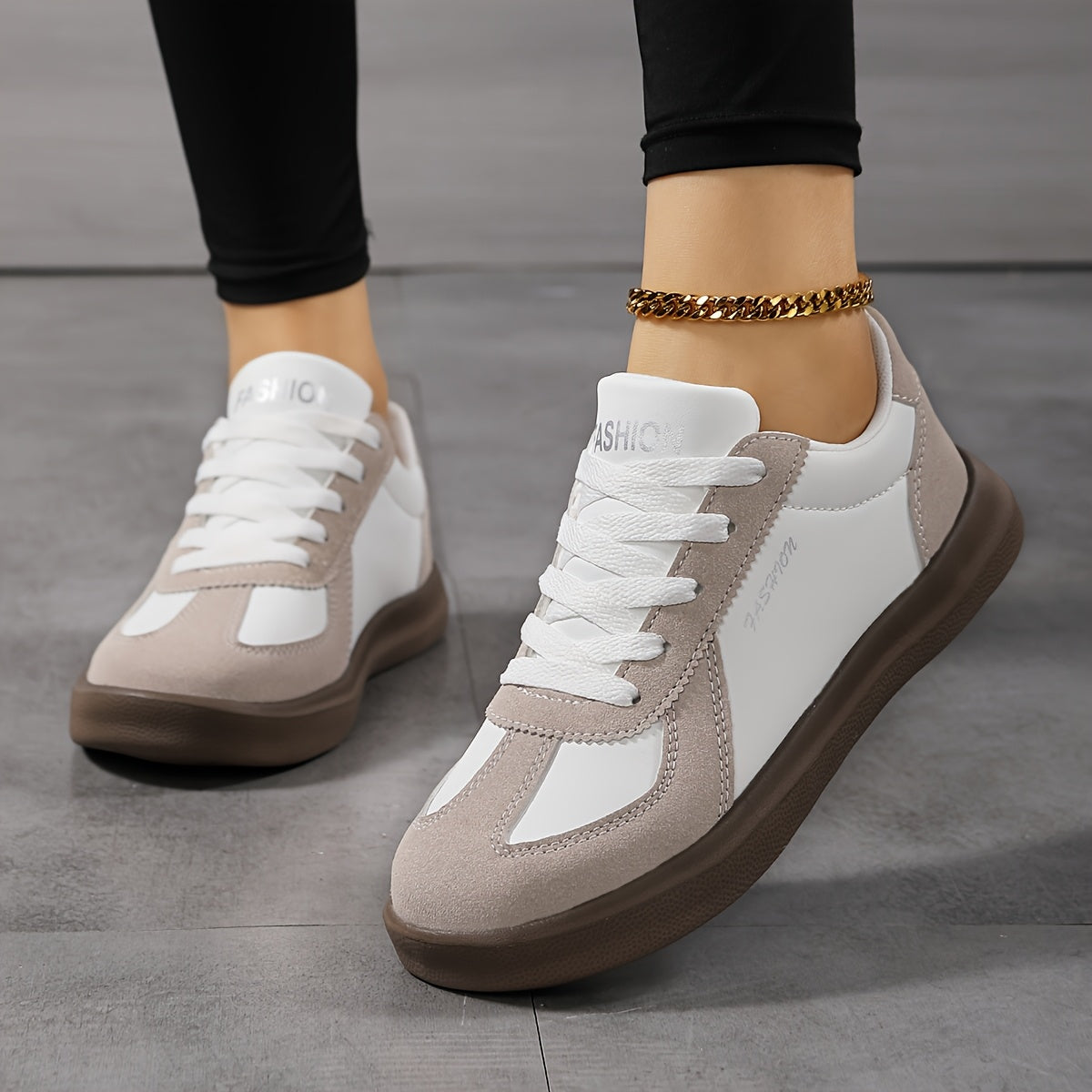 Isadora Beauchamp | Leather Lace-Up Sneakers For Women