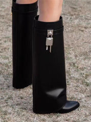Serena Valmont | Knee-High Pointed Toe Boots For Women