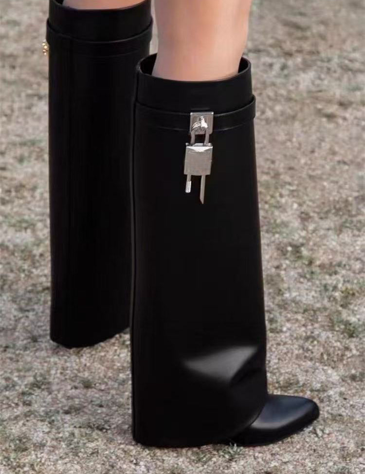 Serena Valmont | Knee-High Pointed Toe Boots For Women