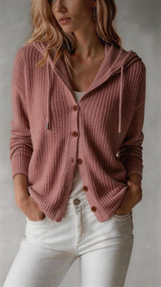 Ottavia Renaud | Hooded Knit Cardigan For Women