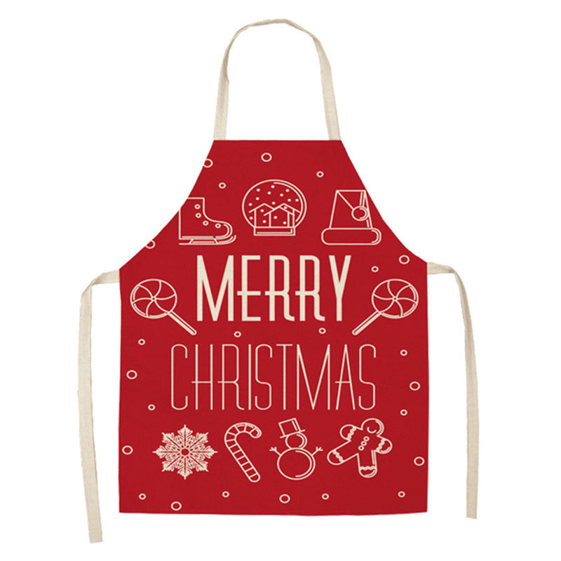 Celeste Duvall | Unisex Christmas Print Kitchen Apron
