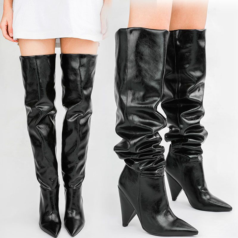 Vanessa Colombani | Slouchy Over-The-Knee Boots For Women