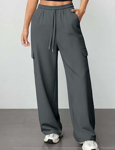 Odile Carrington | Cargo Wide-Leg Jogger Pants For Women