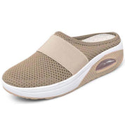 Isabella Moreau | Mesh Platform Slide Sneakers For Women