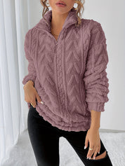 Margherita Solvang | Textured Cable-Knit Sweater For Women