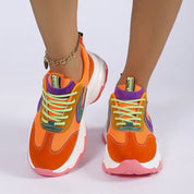 Natasha Verlaine | Mixed-Color Chunky Sneakers For Women