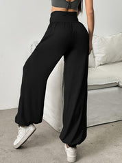 Marina Chastain | High-Waist Wide-Leg Lounge Pants For Women