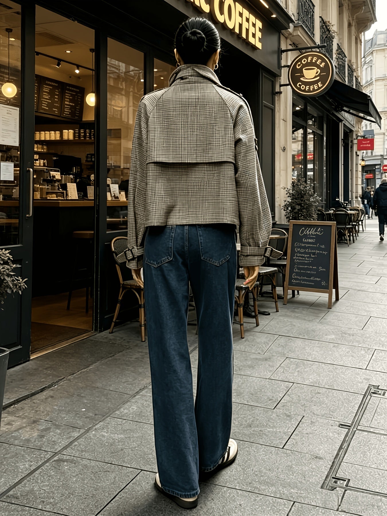 Antonella Ricci | Houndstooth Cropped Jacket For Women