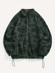 Mathieu Laroche | Patterned Fleece Mens Jacket