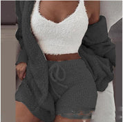 Rosette Linford | 3-Piece Fluffy Loungewear Set For Women