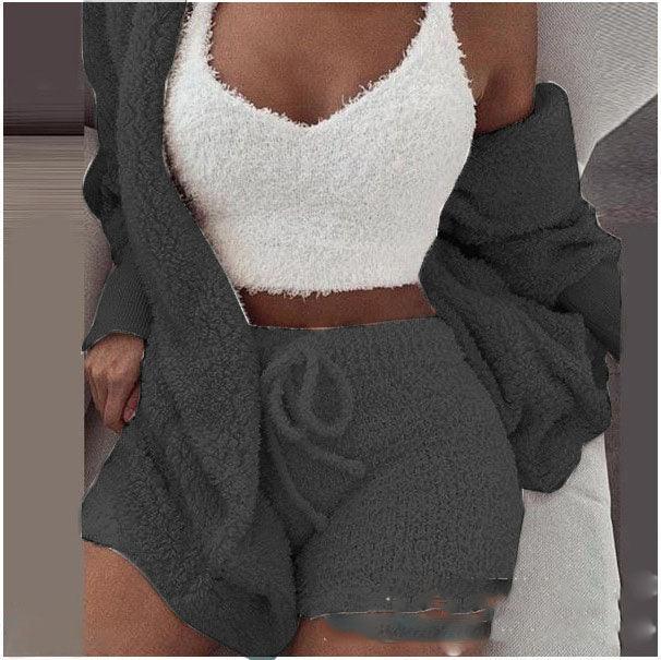 Rosette Linford | 3-Piece Fluffy Loungewear Set For Women