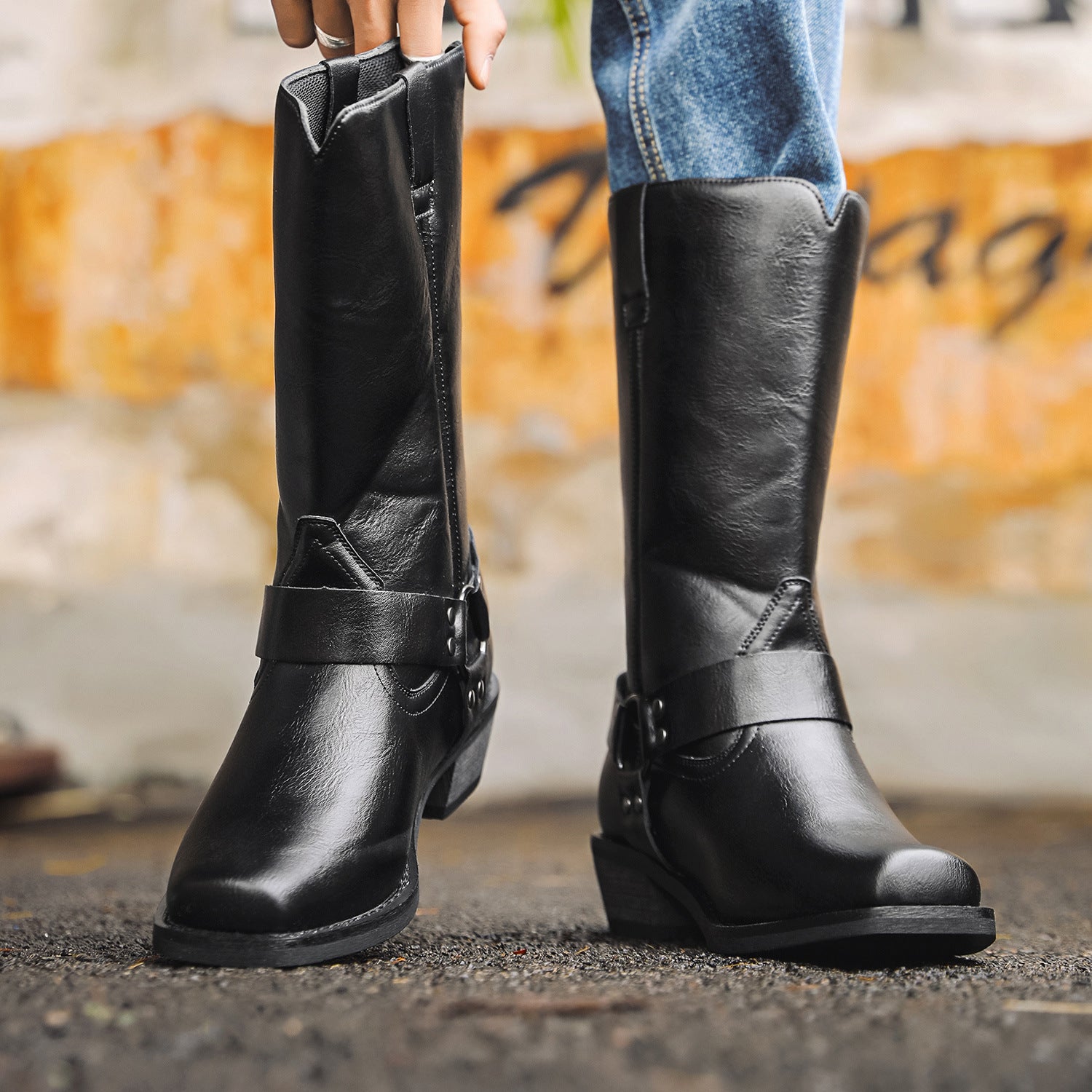 Wilder Stanton | Western Harness Boots For Men