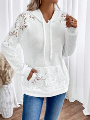 Giulia Renard | Floral Lace Hoodie For Women