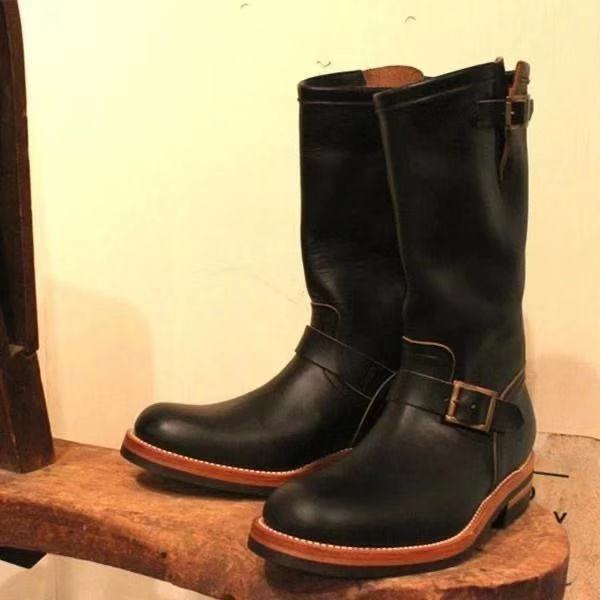 Knox Kingscombe | Buckle Engineer Boots For Men