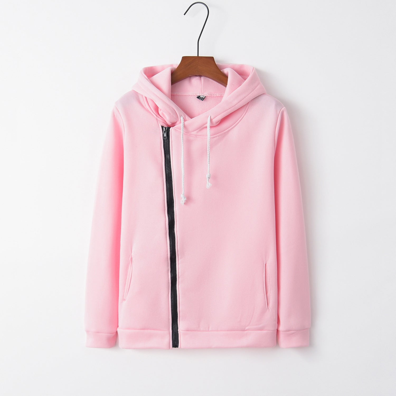Marielle Fontenot | Diagonal Zip Hoodie For Women
