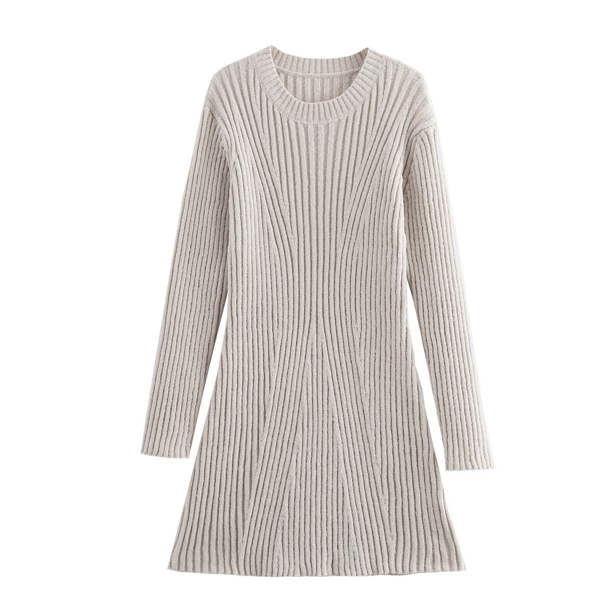Emmeline Voss | Ribbed Knit Mini Dress For Women