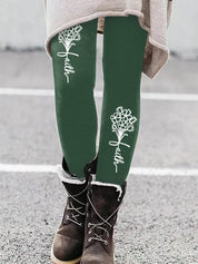 Selene Vasari | Cat Print Leggings For Women