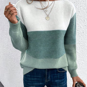 Marisol Beringer | Color-Blocked Sweater With Drop-Shoulder Sleeves