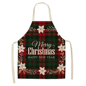 Marguerite Duvernay | Linen Look Christmas Apron With Festive Print