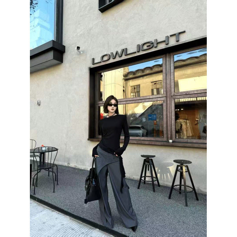 Simone Verrier | Layered Wide-Leg Trousers For Women
