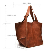 Cordelia Ashworth | Spacious Black Faux Leather Tote Bag