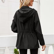 Claudette Beausoleil | Hooded Windbreaker Rain Jacket For Women