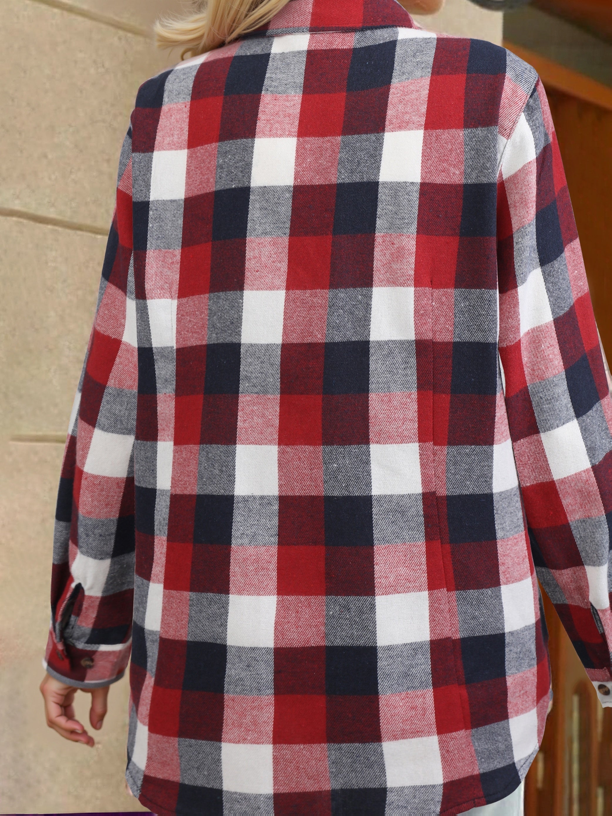 Fiorella Duquesne | Buffalo Check Shirt With Tie-Front Styling