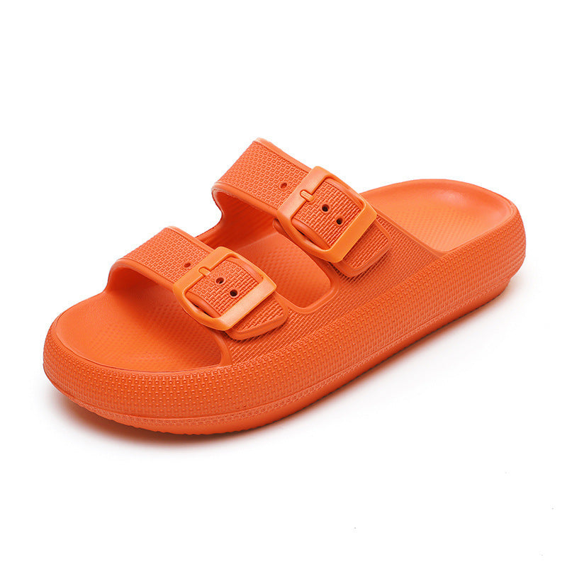 Simone Vercelli | Double Buckle Platform Slide Sandals For Women