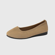 Sylvaine Portreaux | Black Knit Ballet Flats Anti-Slip