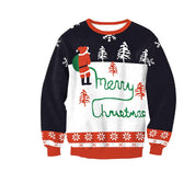 Jingle Frost | Red Dabbing Santa Reindeer Christmas Sweater For Men