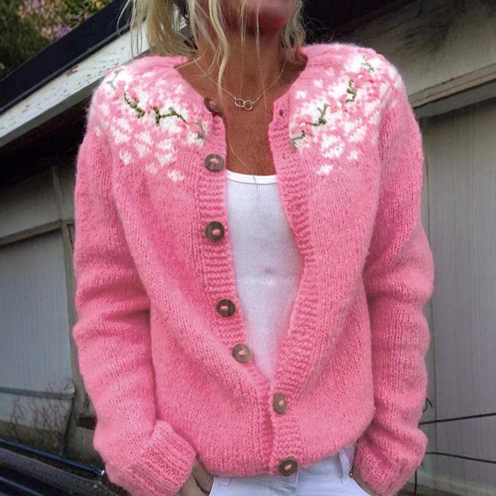 Margherita Solano | Striped Color-Block Knit Cardigan For Women