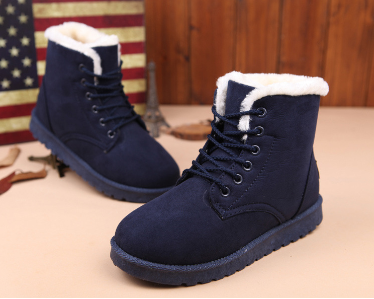 Ines Chastain | Faux Fur Lined Snow Boots For Women