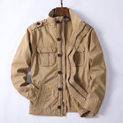 Boone Glenholt | Stand Collar Military Field Jacket For Men