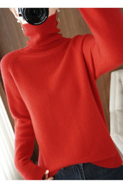 Ottavia Castellon | Turtleneck Ribbed Knit Sweater For Women