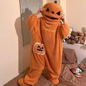 Julian Ferrante | Halloween Pumpkin Fleece Onesie For Unisex