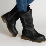 Flossie Dorcroft | Plush-Lined Pull-On Mid-Calf Boots For Women